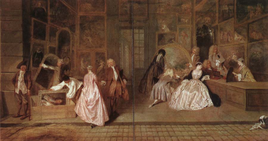 Jean-Antoine Watteau The Gersaint Shop Sign